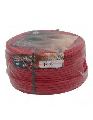 Cable Unipolar 1x10 Mm Rojo X Mt.