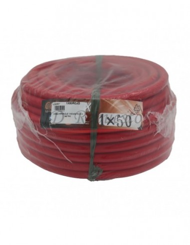 Cable Arranque 1x50 Mm Rojo X 25 Mts.