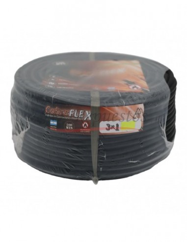 Cable Tipo Taller 3x1 Mm X Mt.