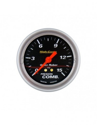 Reloj Presion Nafta 15psi High-comp Negro (1013n15)