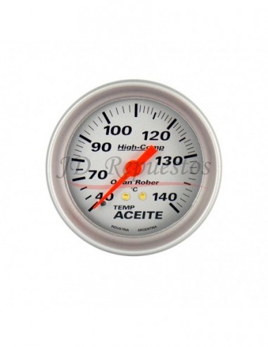 Reloj Temperatura Aceite 140c Cap 2,0mts High-comp Plata (1022p20 )