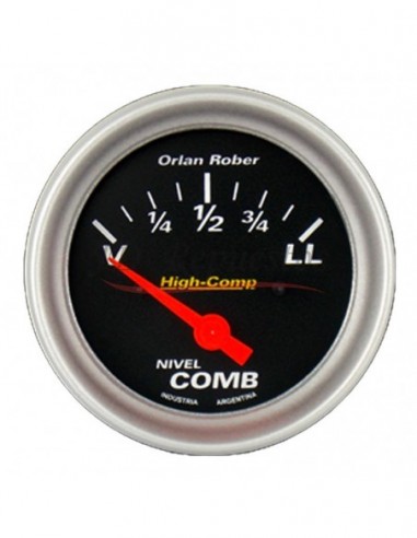 Reloj Nivel Combustible 12v V300 High-comp Negro (1053n12v)