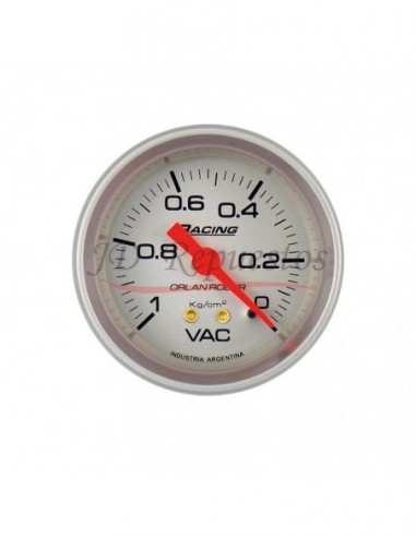 Reloj Vacuometro -1kg Racing Plata (311p1k)