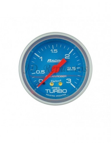 Reloj Presion Turbo 3kg Racing Celeste (312c3k)