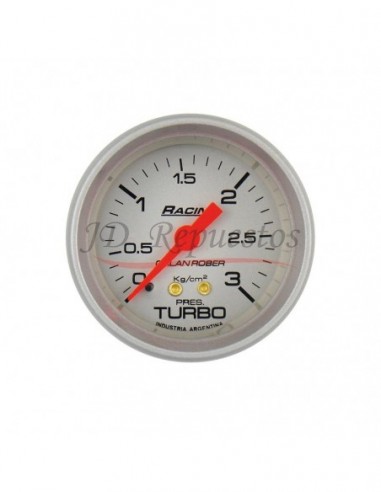 Reloj Presion Turbo 3kg Racing Plata (312p3k)