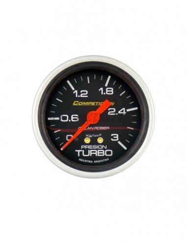 Reloj Presion Turbo 3kg Competicion Negro (812n30)