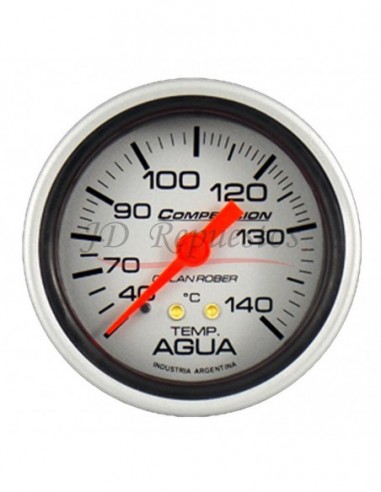 Reloj Temperatura Agua 140c Cap 1,5mts Competicion Plata (821p15)