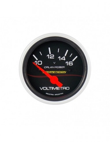 Voltimetro 12v Competicion Negro (824n12v)