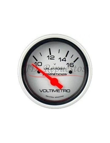 Voltimetro 24v Competicion Plata (824p24v)