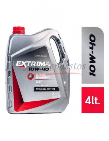 Aceite Extrima Semi Sintetico 10w40 Api Sl/cf X4 Lts