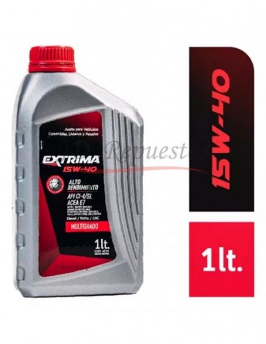 Aceite Extrima Diesel 15w40 Ci-4 X1 Lts