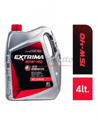 Aceite Extrima Diesel 15w40 Ci-4  X4 Lts