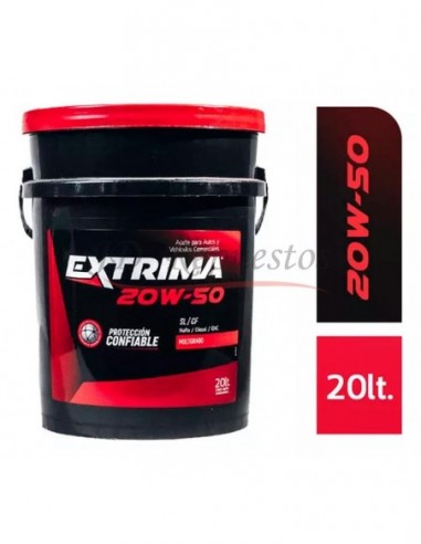 Aceite Extrima 20w50 Api Sl/cf X20 Lts