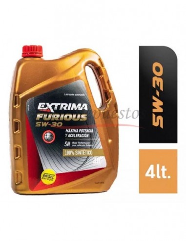 Aceite Extrima Sintetico Furious 5w30 X4 Lts.