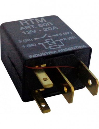 Micro Relay 12v / 4 Term / Sin Soporte / Sin Resistencia