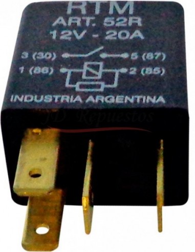 Micro Relay 12v / 4 Term