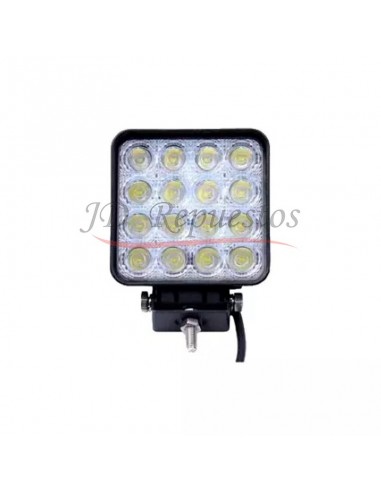 Faro Led Cuadrado (blanco) - 48w - 16l - Flood