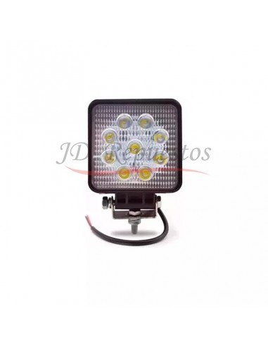 Faro Led Cuadrado - 27w - 9l - Flood