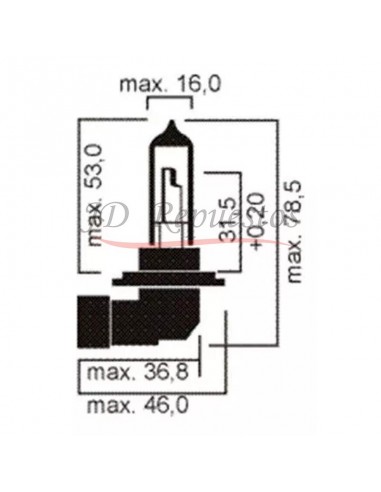 Lampara Faros Principales - Hb4 P22d 12v 100w