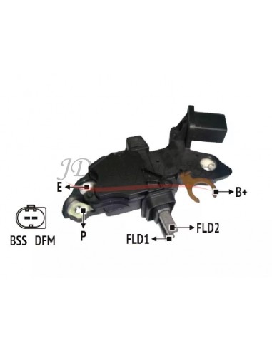 Regulador De Voltaje Mb C220 / Clase E - Ficha 2 Pines