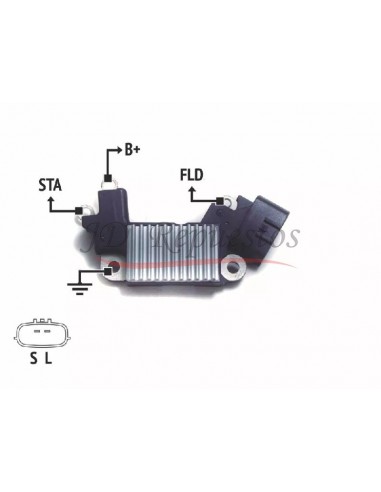 Regulador De Voltaje Nissan Varios (l1100g3340)