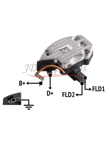 Regulador De Voltaje Massey Ferguson Tractores - 12v (ucb153)