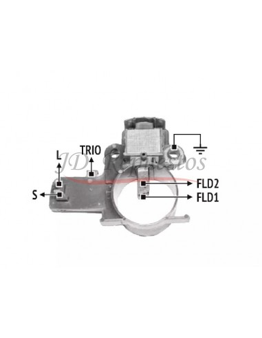 Regulador De Voltaje Mitsubishi Galloper-hyundai H100 Diesel 12v.
