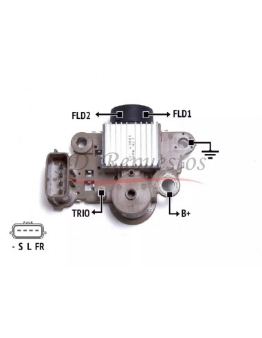 Regulador De Voltaje Hyundai Sonata-kia Magentis,optima (mando 12v)