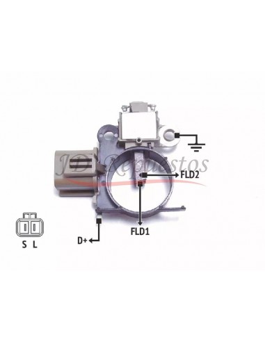 Regulador De Voltaje Mazda Diesel -mitsubishi L200 (aro 39mm.) 12v.