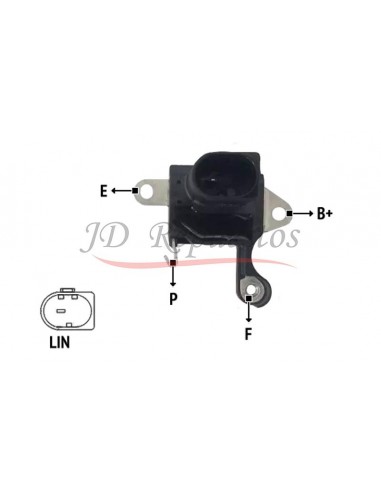 Regulador De Voltaje Alternador Tipo Nippondenso Rnn 007541