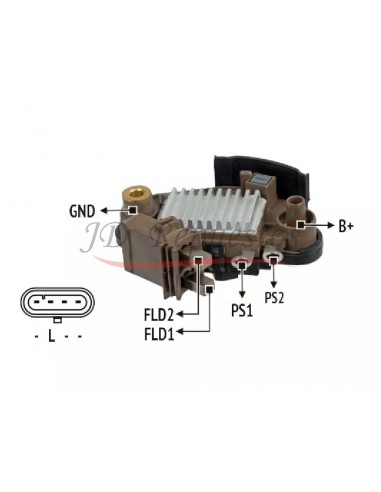 Regulador De Voltaje Alternador Tipo Valeo Rnv 591092