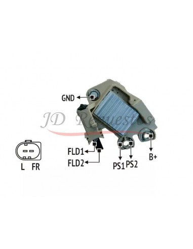 Regulador De Voltaje Alternador Tipo Valeo Rnv 593793