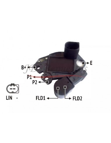 Regulador De Voltaje Lin -id:41 Sistema Valeo 12v