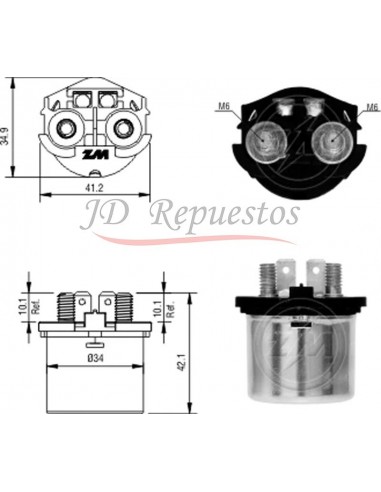 Solenoide Biz 125,cbx,nx,tital,xr,xlr (35850ka5930/35850kbb900)