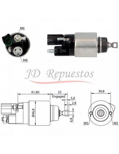 Solenoide Toyota Corolla 2010 (bosch: 2339345003)