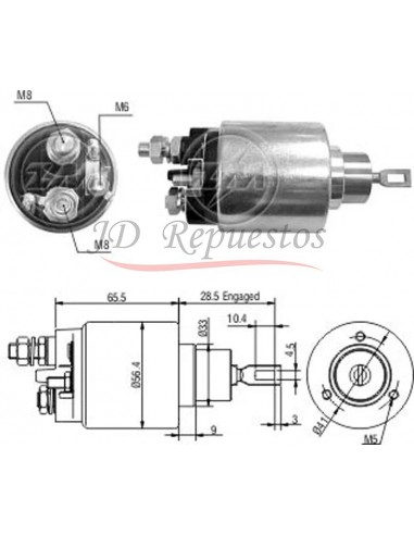 Solenoide Fiat Palio,siena 1.6 Mpi,marea,bravo (f000sh0139)