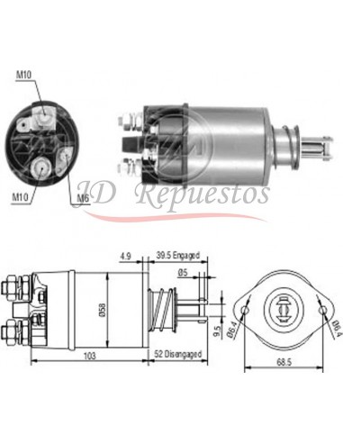 Solenoide Fiat Camion Y Tractor (indiel) 24v