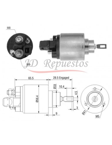 Solenoide Vw Gol/fox (bosch F000sh0130/f000sh0214) 12v