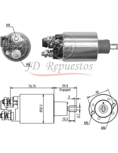 Solenoide Ford Camion Mwm P131 6cil.4.2l,f250