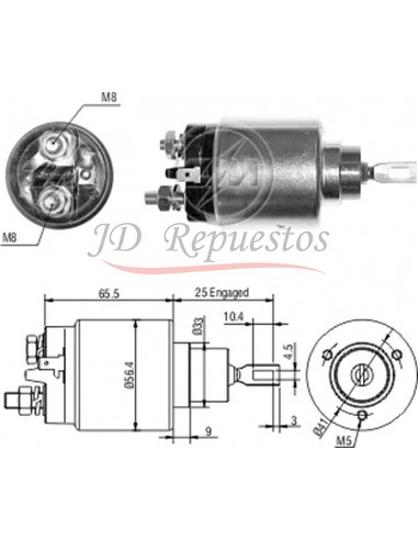 Solenoide Suzuki Samurai,vitara,jimmy 12v