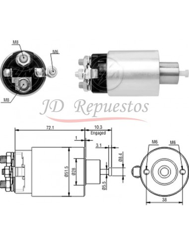 Solenoide Ford Ranger 3.2