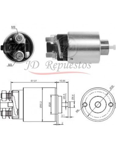 Solenoide Solenoide Hyundai I30 / Kia Cerato / Soul 12v