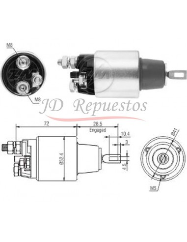 Solenoide Iveco Daily (2339305231) 12v