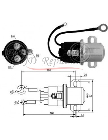 Solenoide Volvo B12,fh,fm 24 Volt (u001t36972)