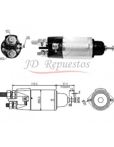 Solenoide Mercedes Benz Atron,axor 24 Volt.