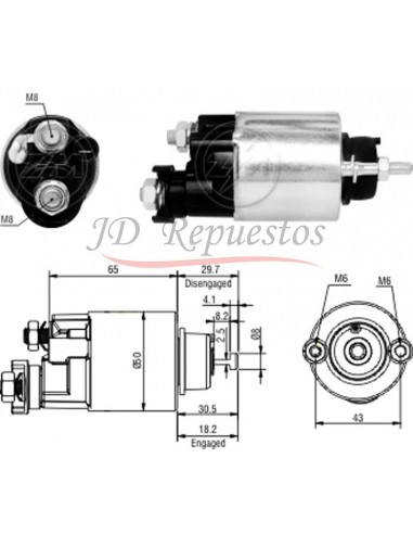 Solenoide Honda Civic 1.7 2001-2005 (nippondenso)