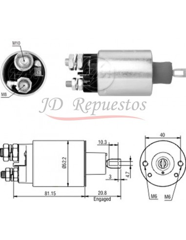 Solenoide Chevrolet Silverado Diesel C/m Maxion 12v