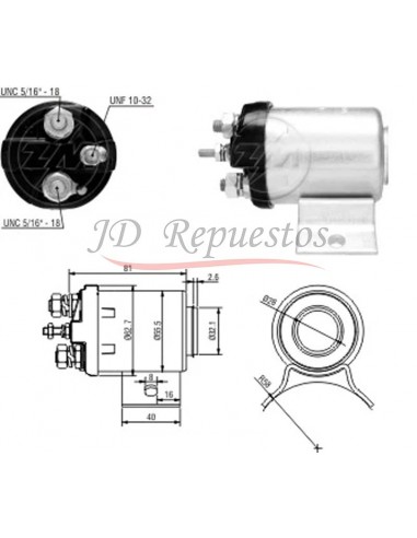 Solenoide Ford-chevrolet Mwm Brasilero (wapsa) (9331451025)