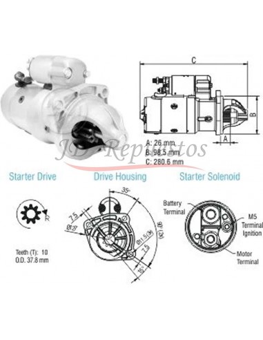 Motor De Arranque Vw 13150/13180/17210/23210/710/8120/17210 12v