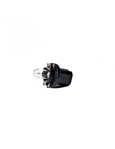 Lampara 12v 1.2w Bx8.5d/2 12v 1.2w  Black 2721 Con Portalampara Negro  (codigo Anterior: 12598ko)